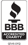Logo of the BBB charity!